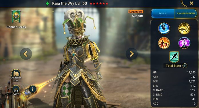 Kaja the Wry RAID Shadow Legends Champion Guide and Build